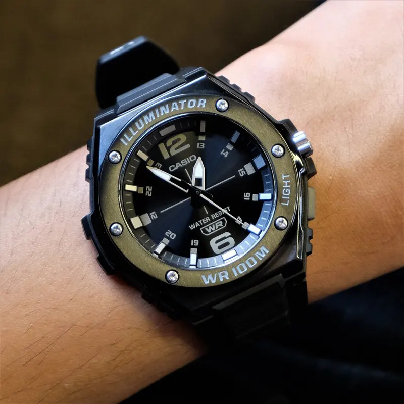 Casio Youth Illuminator Full Black Men's Watch- MWA-100HB-1AV